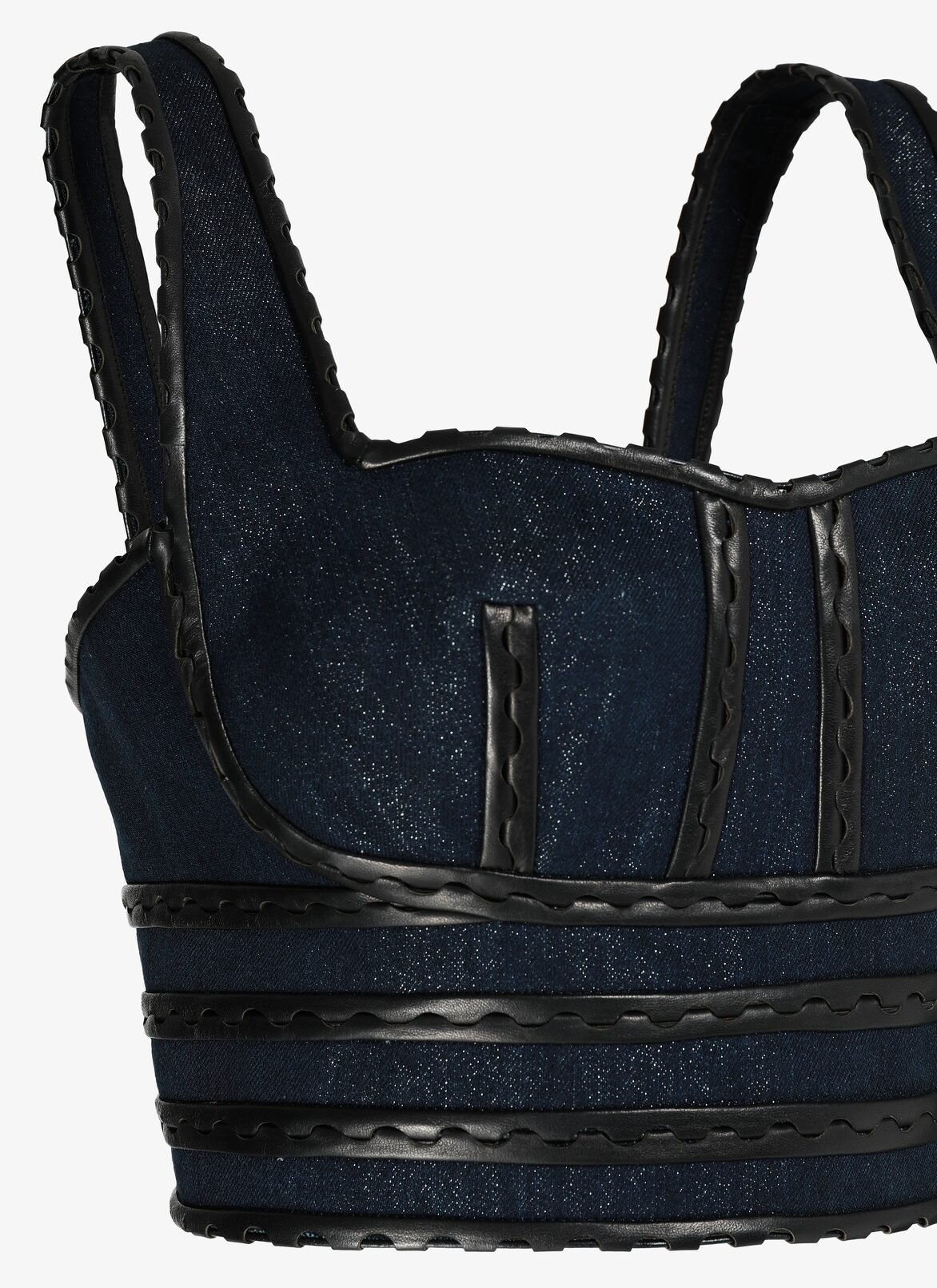 Bustier En Jean ALAÏA BUSTIER EN JEAN ARGENT